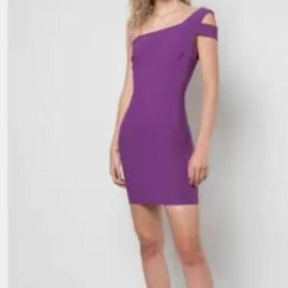 LIKELY X REVOLVE one shouldered dress, purple. Size 4.